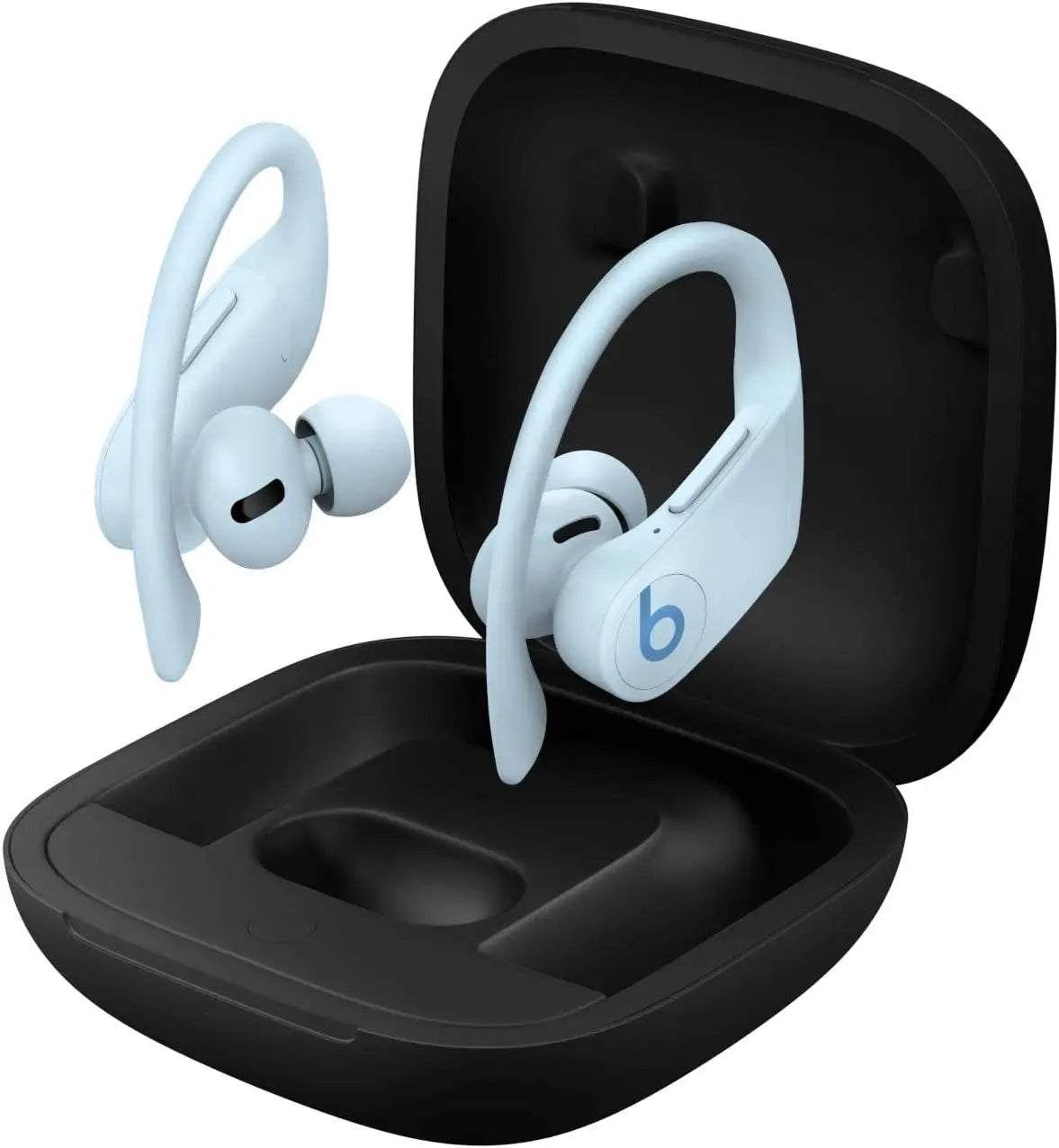 Powerbeats Pro Wireless Earbuds - Apple H1 Headphone Chip, Class 1 Bluetooth Headphones, 9 Hours of Listening Time, Sweat Resistant, Built-In Microphone - Glacier Blue